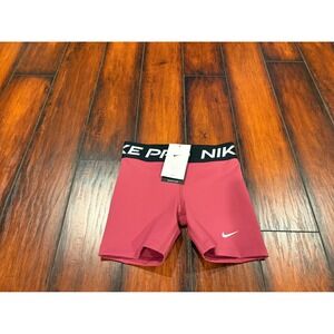 New Nike Pro Kids Training Shorts Size M Pink Dri-FIT Athletic Performance